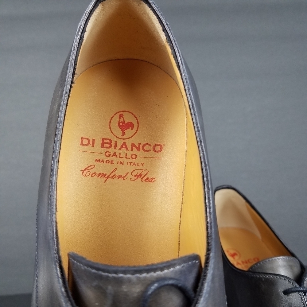 Scarpe Di Bianco Asphalt Grey Size 9 Lace-up Shoe - Picture 8 of 12